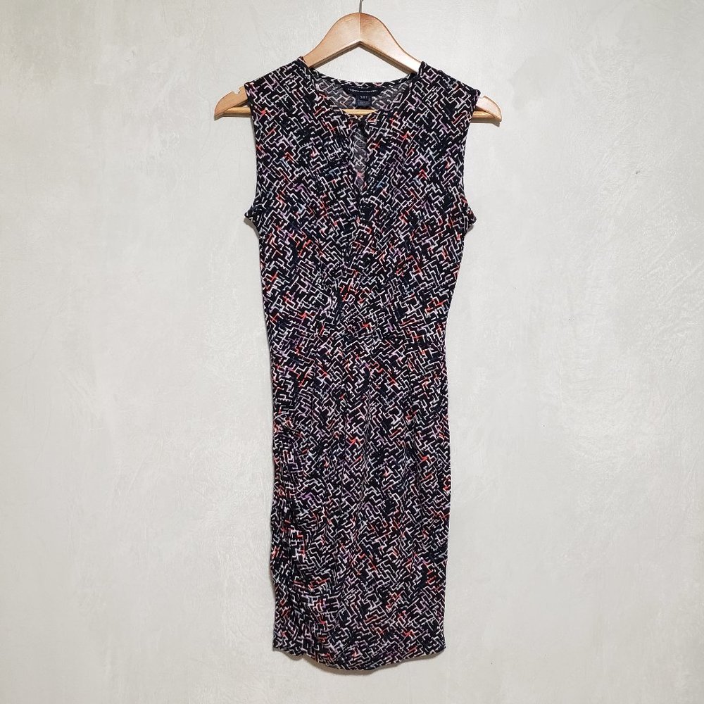 French Connection Multicolor Patterned Keyhole Fa… - image 3